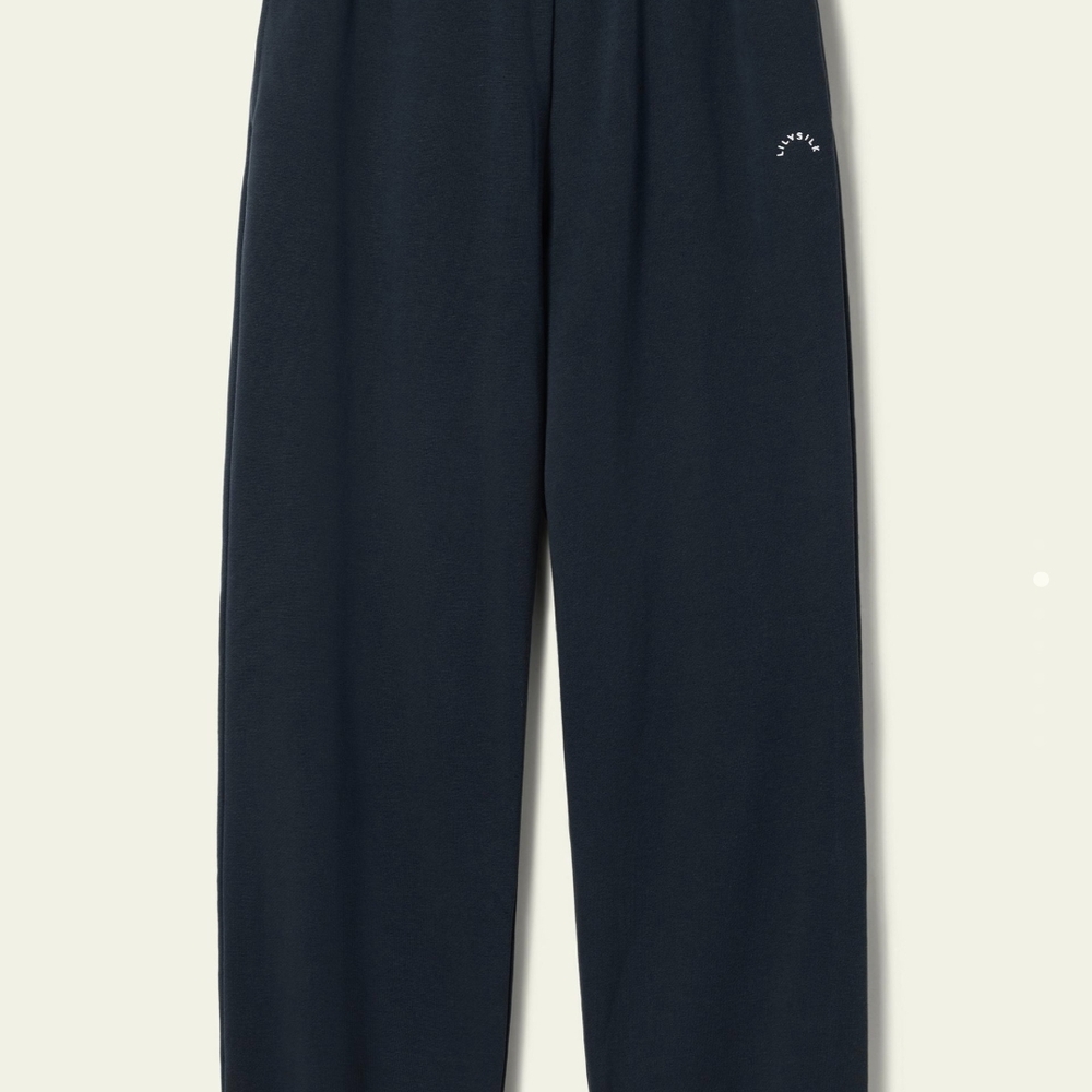Lilysilk Navy BlueSweatpants with Logo